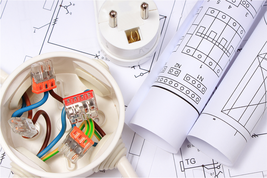 rolled electrical wired diagrams